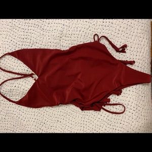 One piece bathing suit